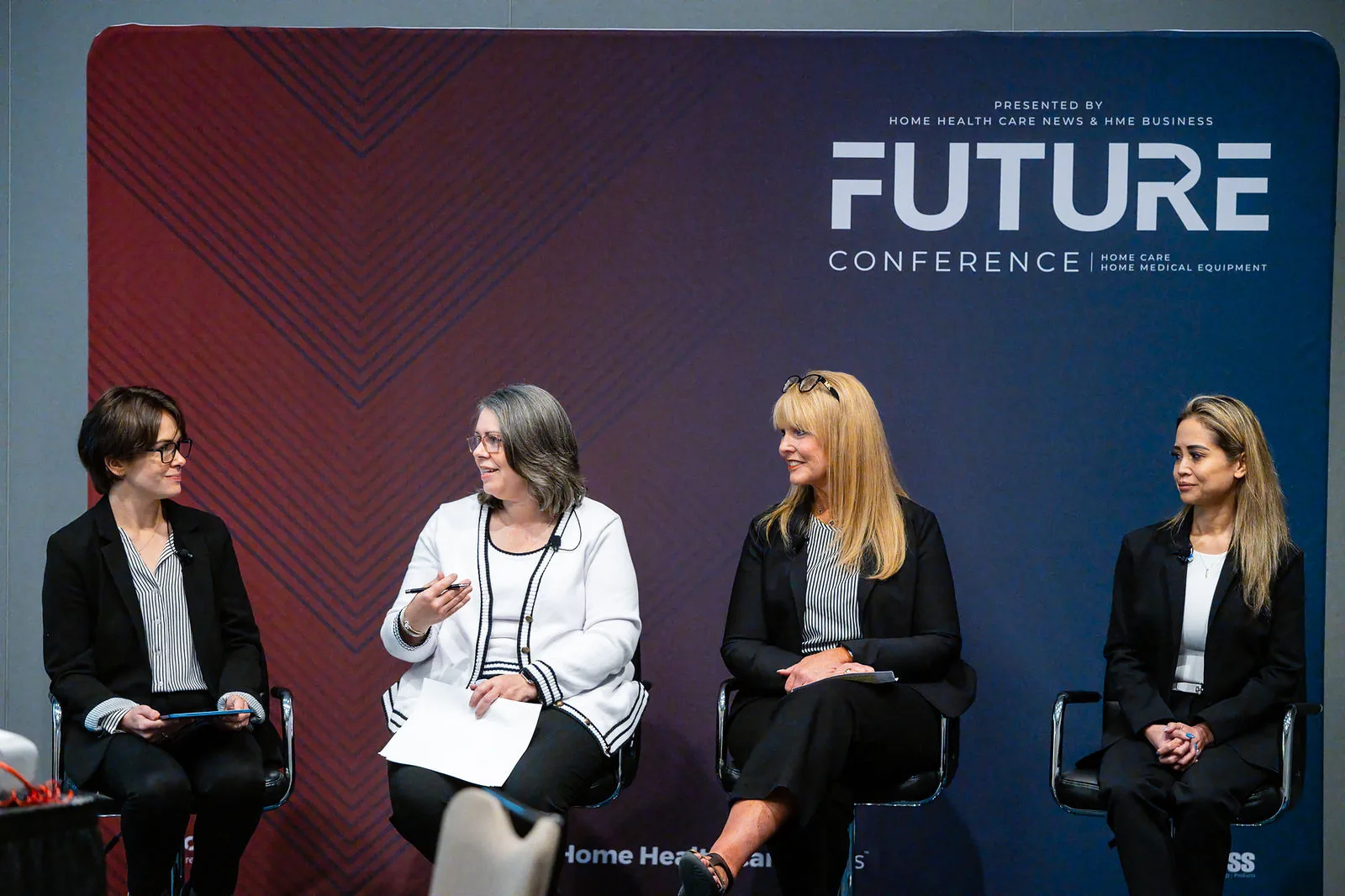 The FUTURE conference panel in Austin, Monica D. Cutia at right