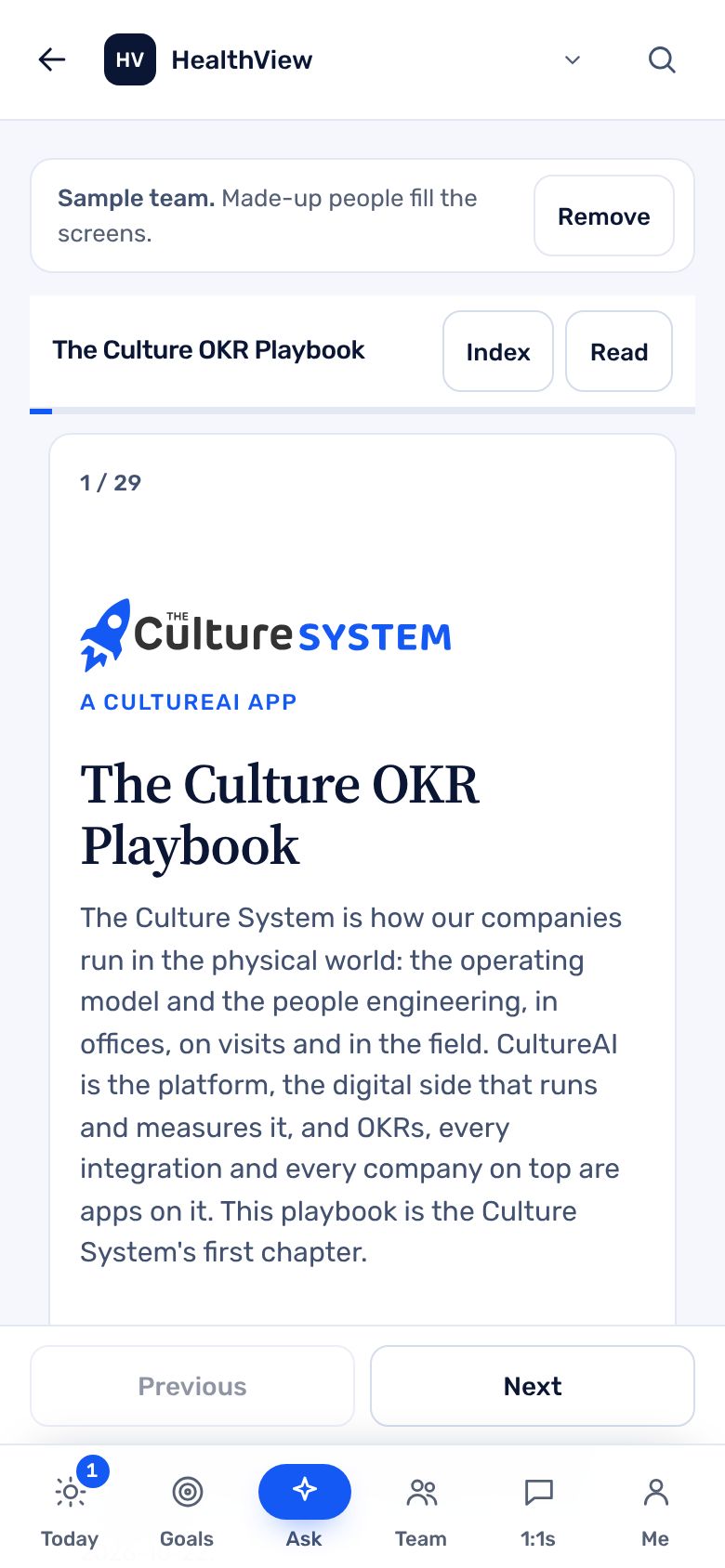 The Playbook on a phone.